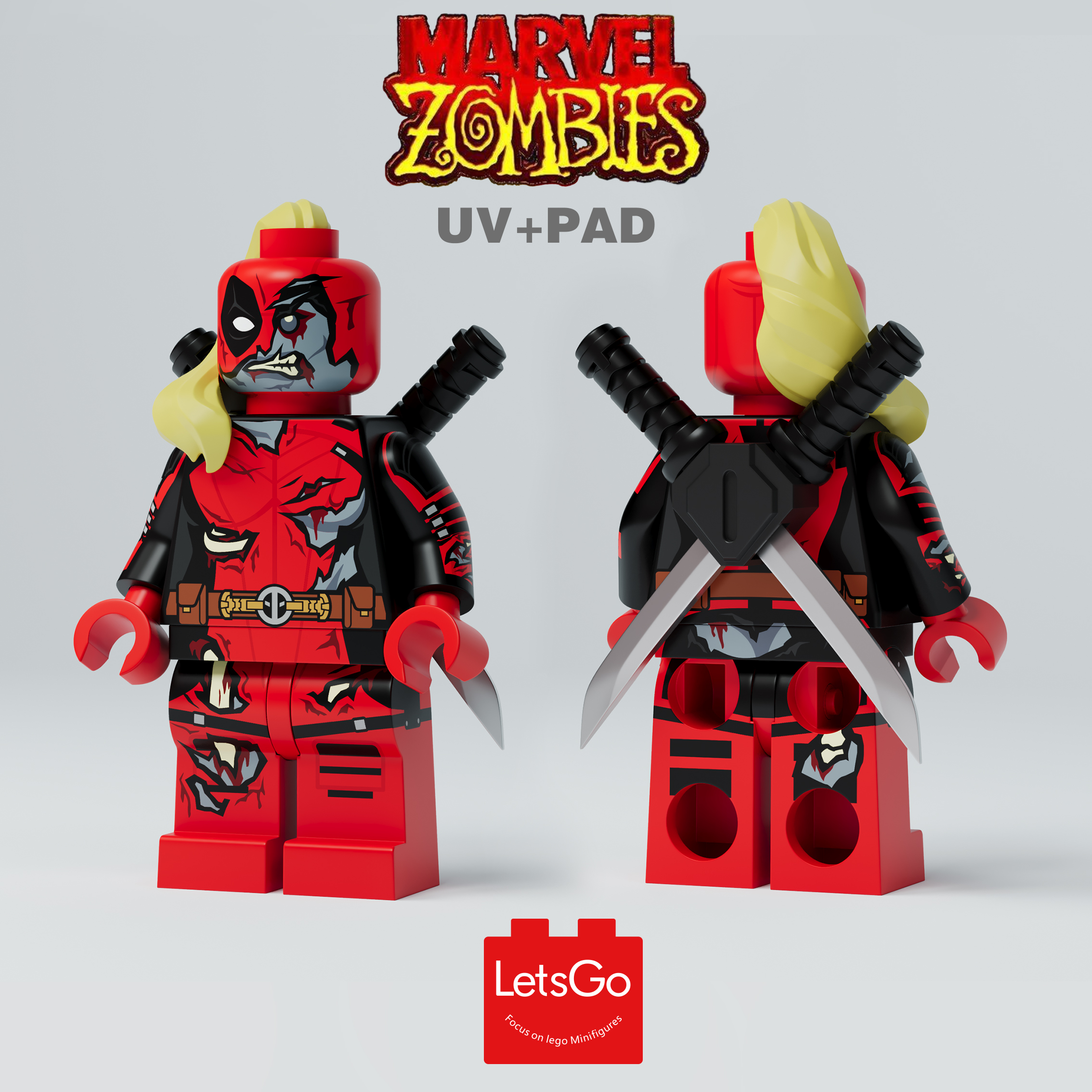 [Lets Go][Preorder] Zombies Ladypool [PAD+UVprinted]