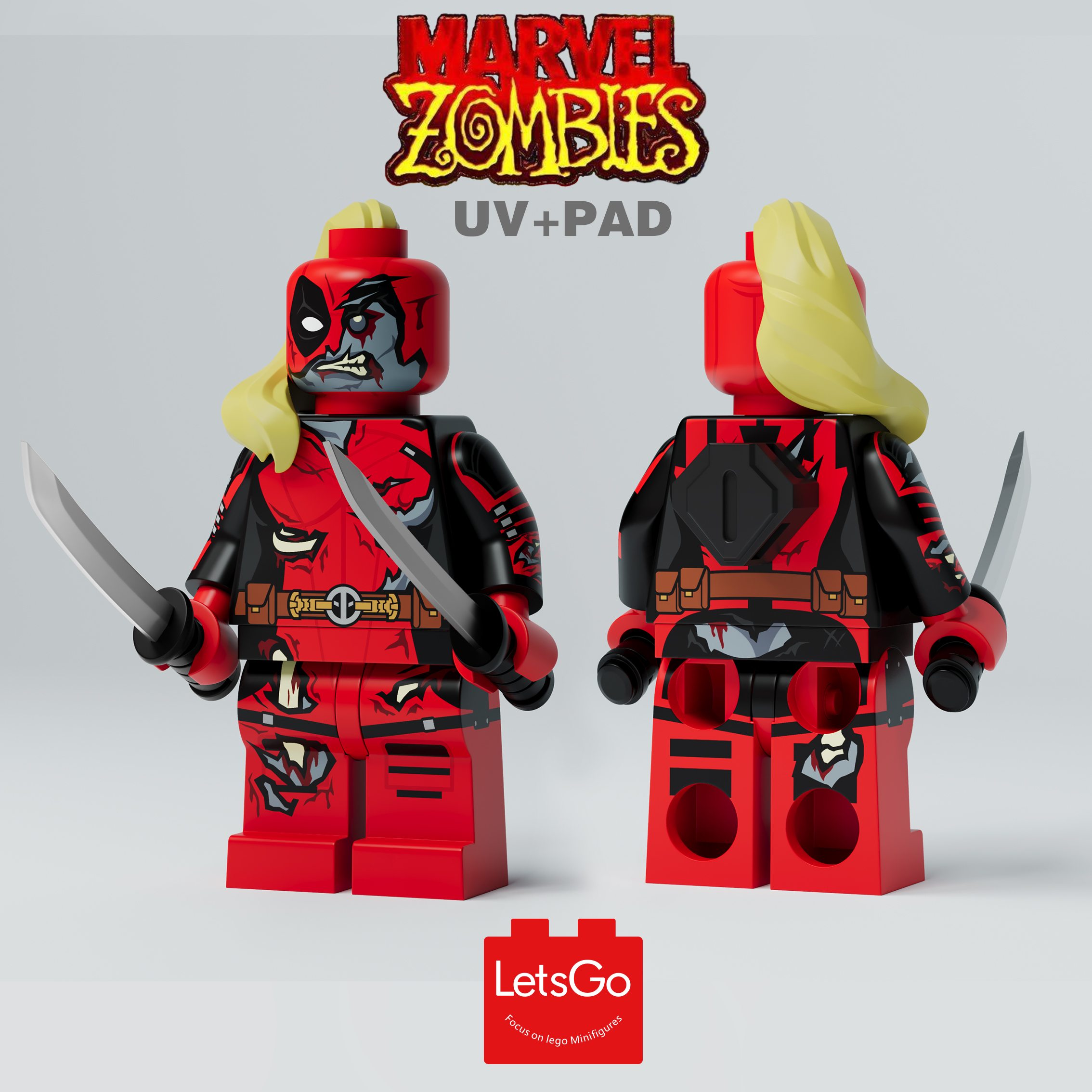 [Lets Go][Preorder] Zombies Ladypool [PAD+UVprinted]