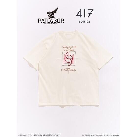 249954 Pbandai 預訂 2026/8月 PATLABOR*417　TSH　HOS 起動画面　白（全3サイズ）