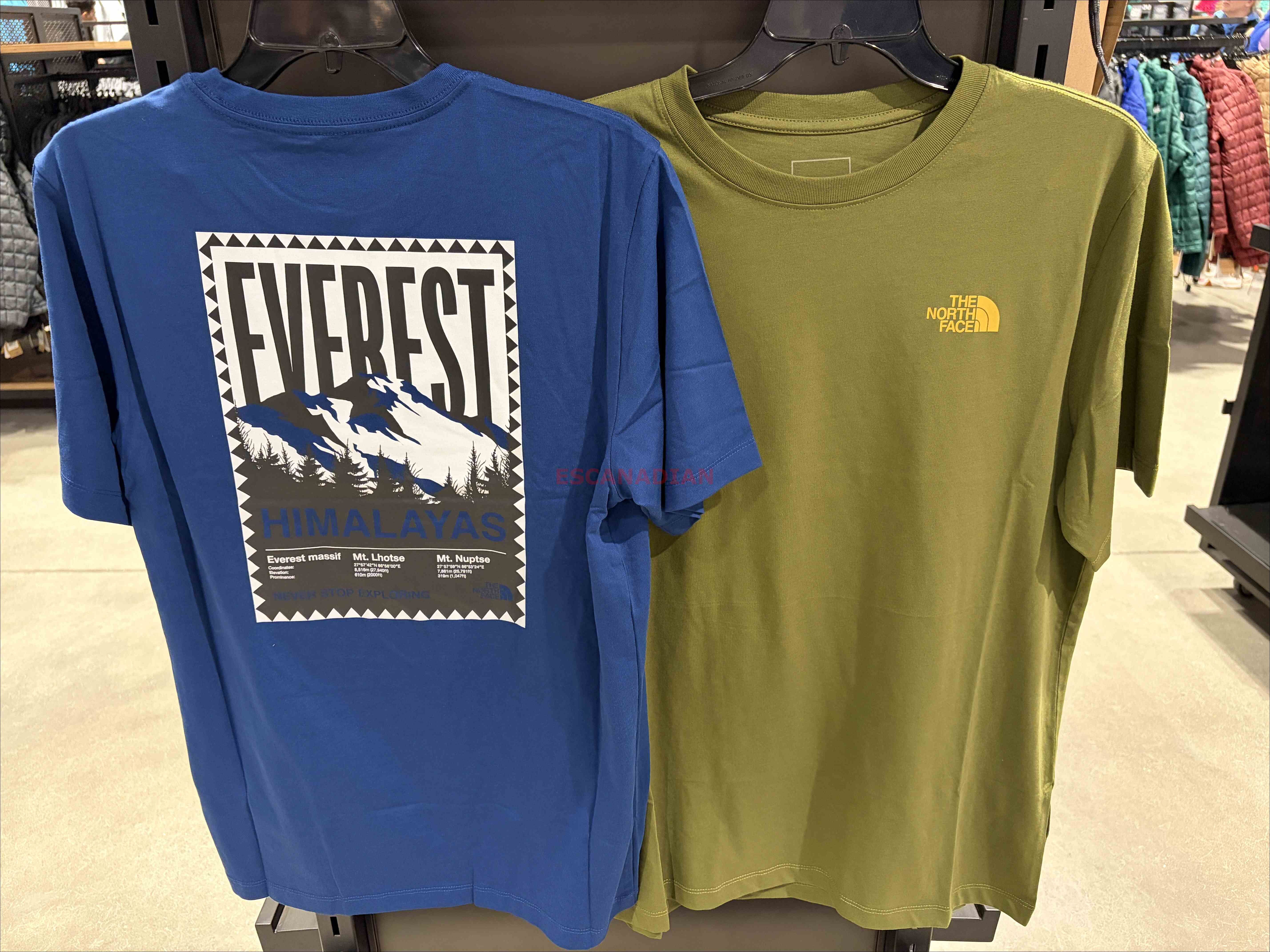 THE NORTH FACE 男大人 喜馬拉雅 正反山脈 短TEE (2色)