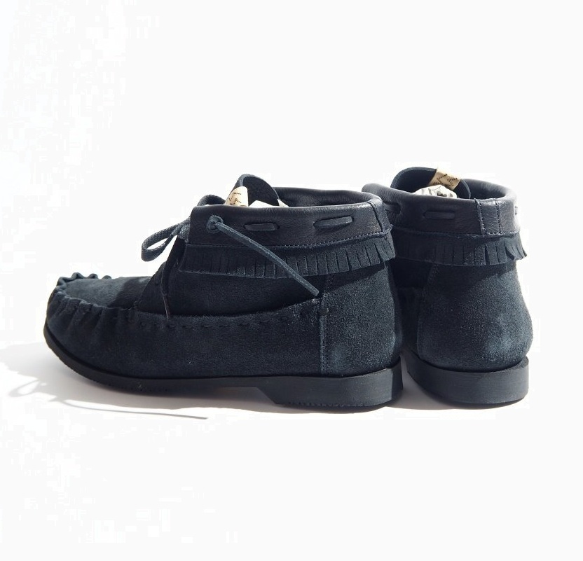 ON SALE : VISVIM 2025 S/S NAKODA BOOTS MID-FOLK - BLACK PRE ORDER ITEM (預訂中)