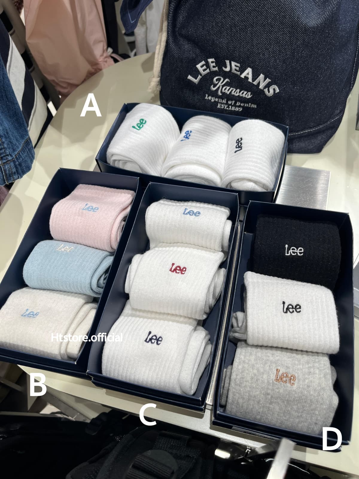 韓國連線｜LEE SOCKS 3件裝 (4 Colours)