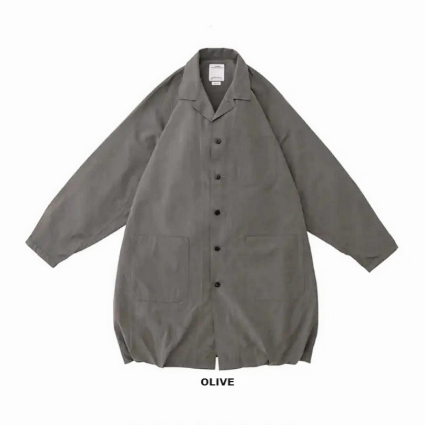 LAST SALE: VISVIM LABORATORY COAT - OLIVE SIZE 2 PRE ORDER ITEM (預訂中)