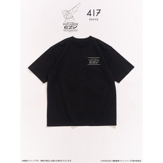 249957 Pbandai 預訂 2026/8月 PATLABOR EZY*417　TSH　AV-98Plus イングラム 1号機グラフィック　黒（全3サイズ）