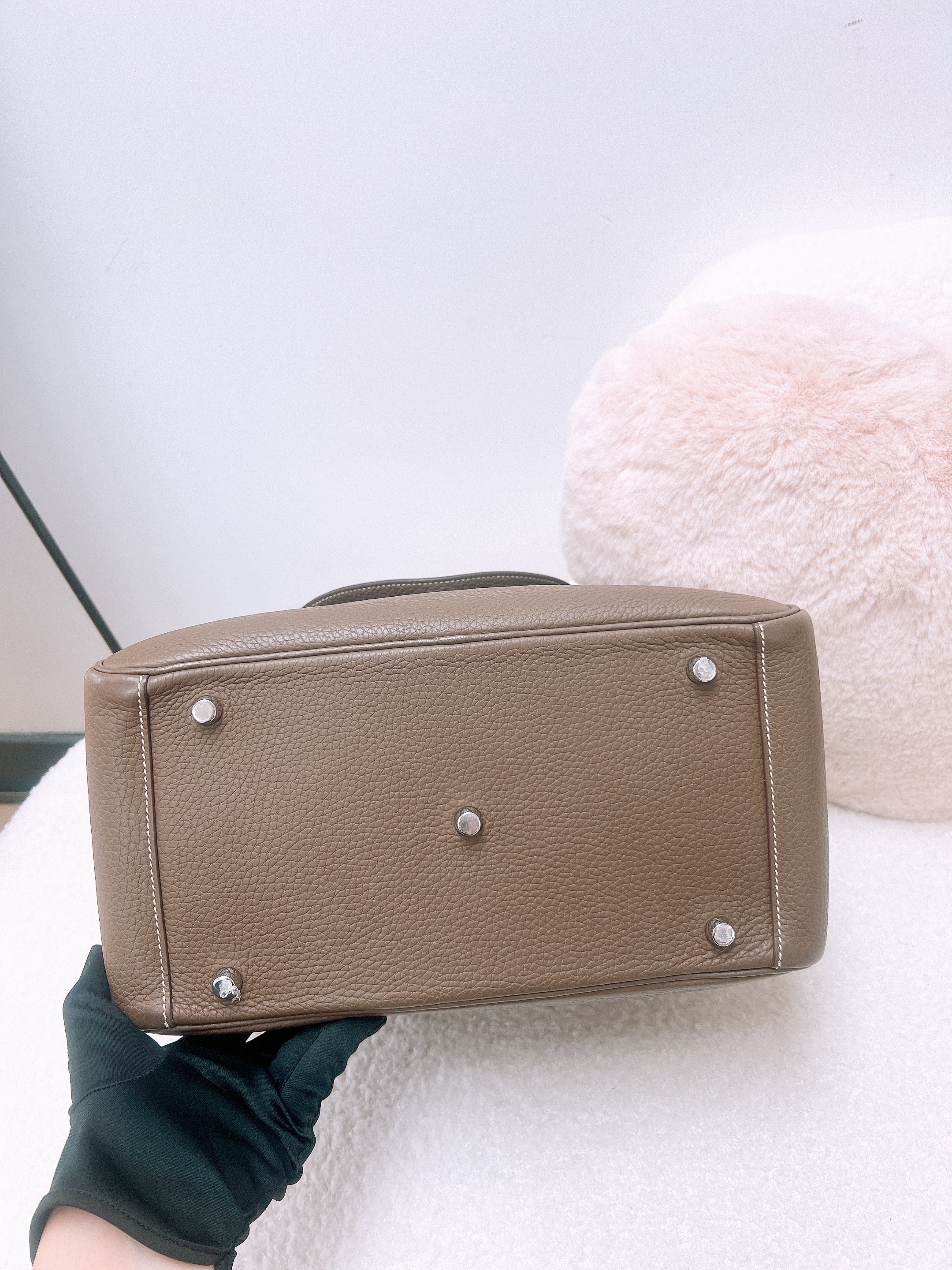 Hermes lindy 30 (etoupe PHW/ stamp D)