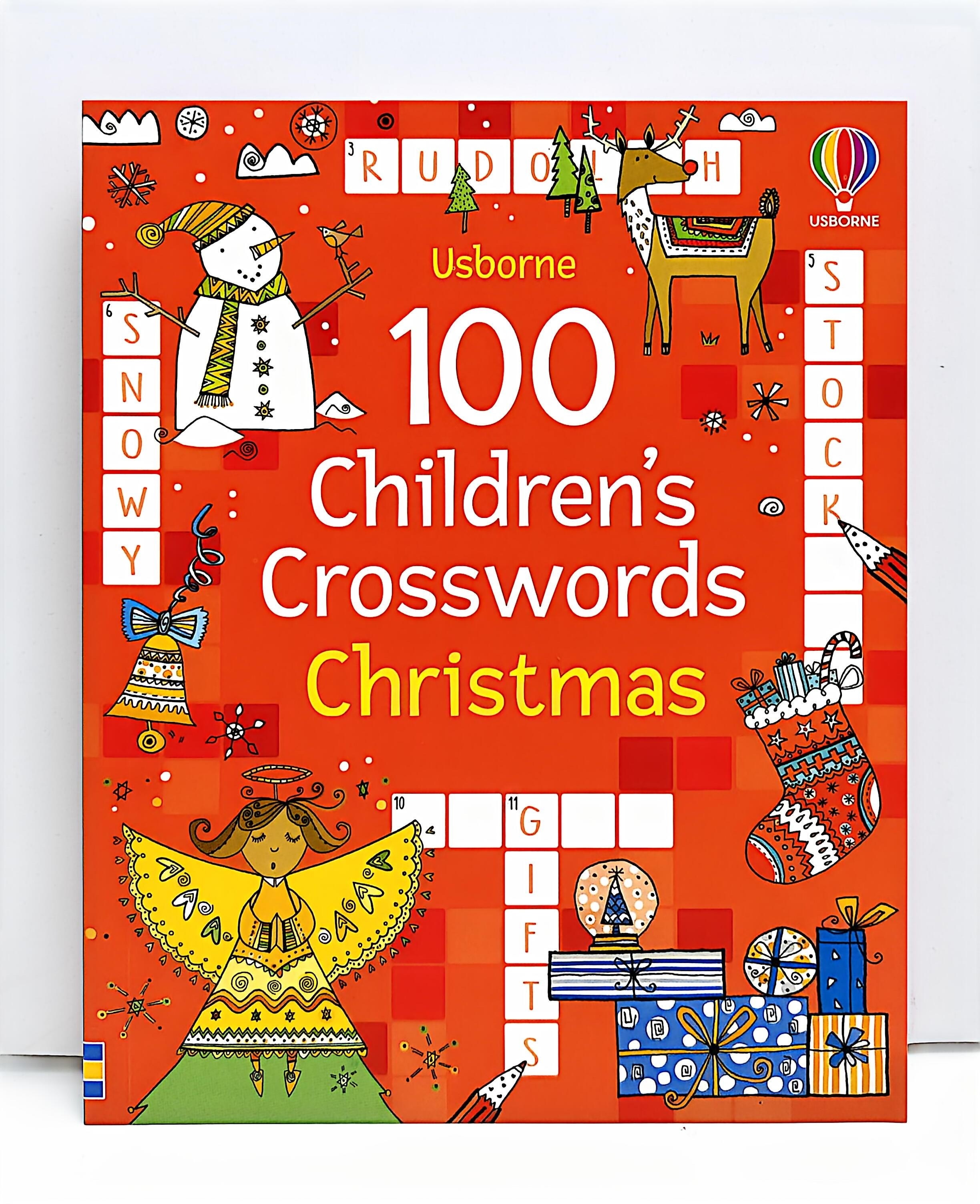 Usborne 100 Children's Crosswords: Christmas