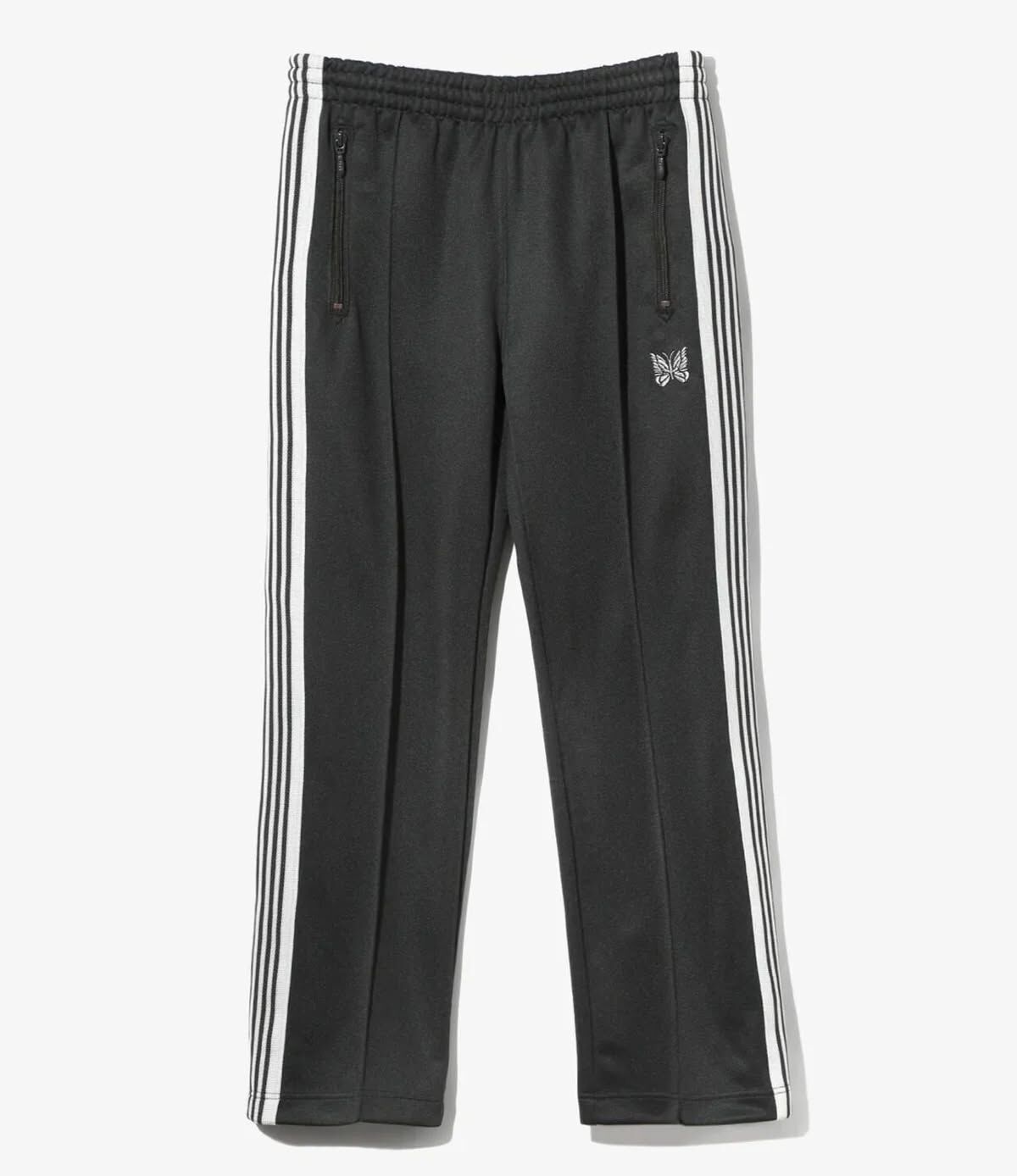 Needles 直筒 Track Pant PolySmooth  Charcoal 碳黑