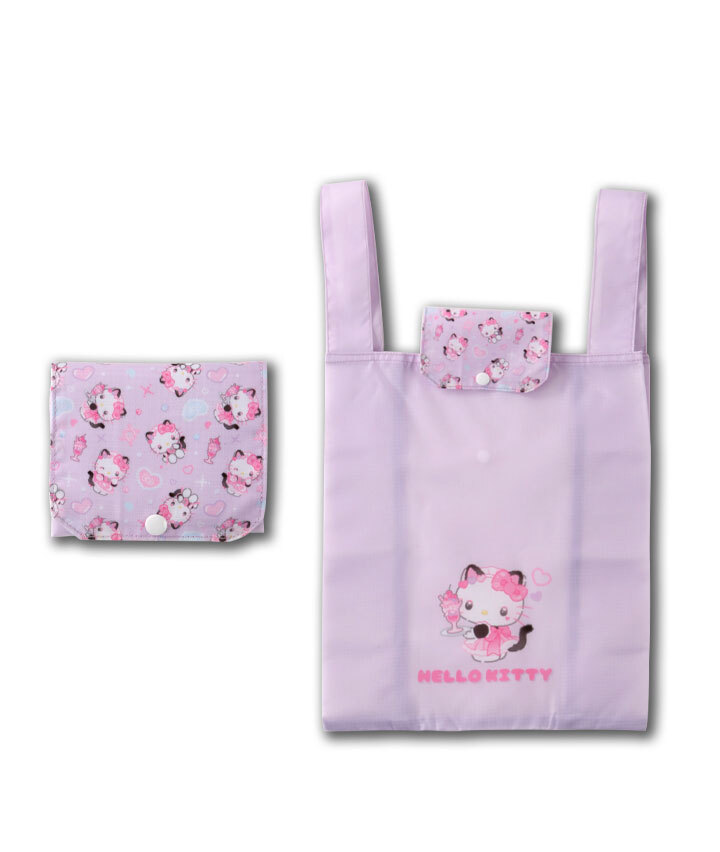 日本 Sanrio Hello Kitty 女僕貓造型 可摺疊環保袋
