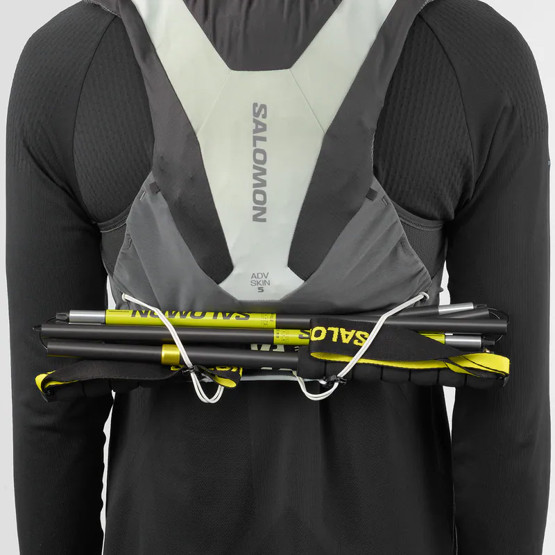SALOMON ADV SKIN 5 GRADIENT 水袋背包組幻灰/堡岩灰/灰