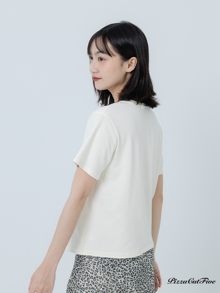 [兩件999]字母印花短袖T恤 PizzaCutFive PCF262424052