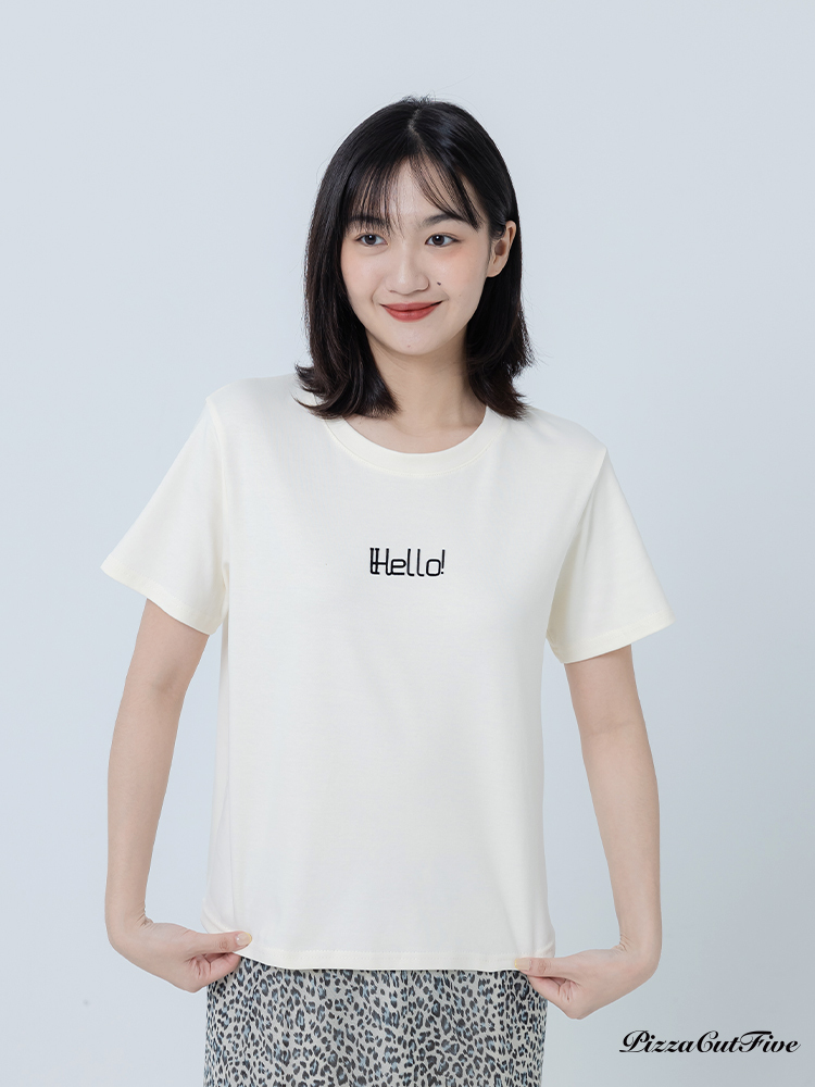 [兩件999]字母印花短袖T恤 PizzaCutFive PCF262424052