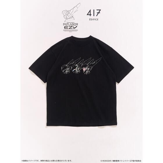 249966 Pbandai 預訂 2026/8月 PATLABOR EZY*417　TSH　AV-X0 零式グラフィック　黒（全3サイズ）