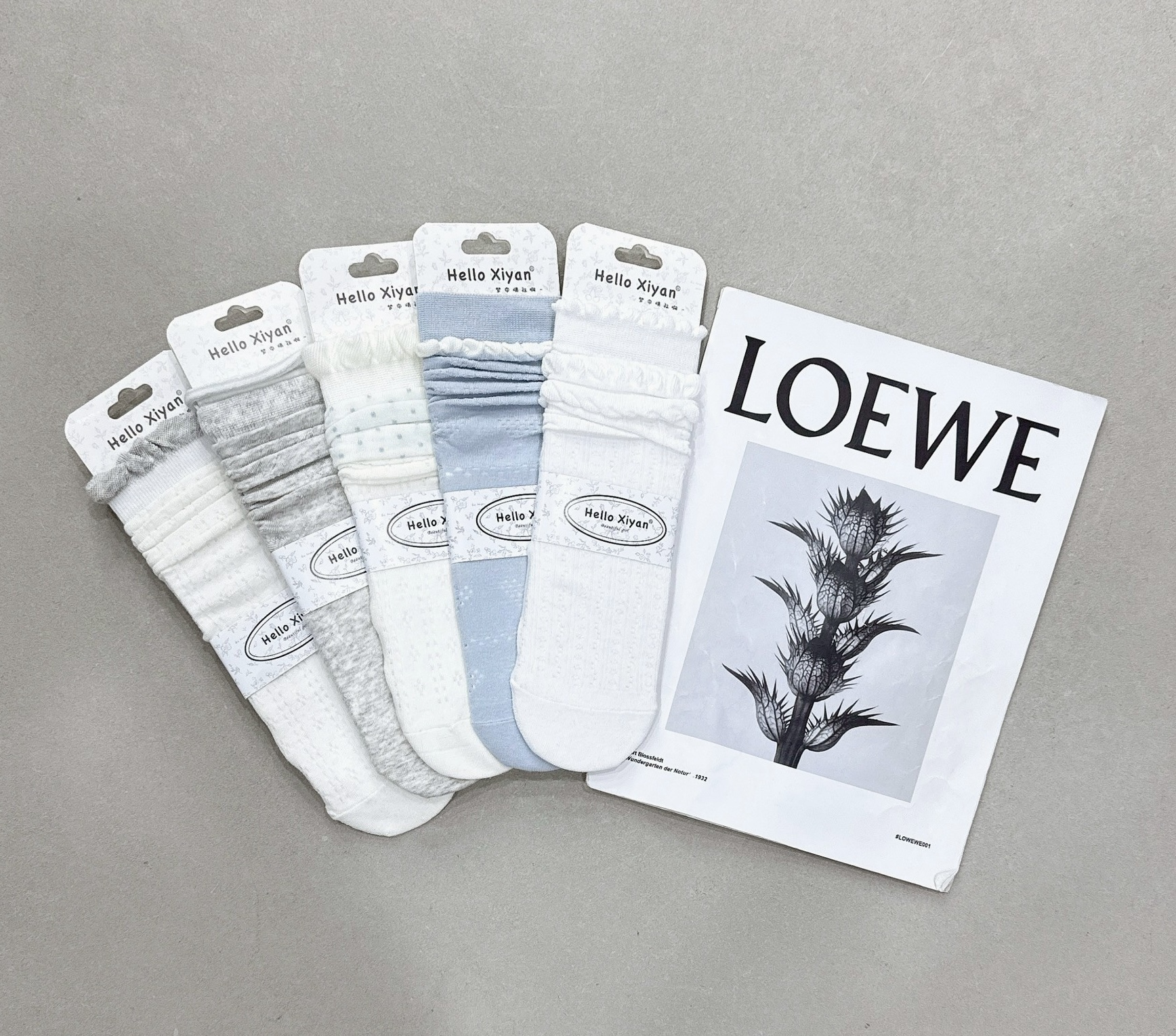 韓系木耳邊堆堆襪