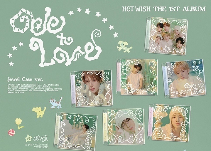 NCT WISH ODE TO LOVE JEWEL CASE VER