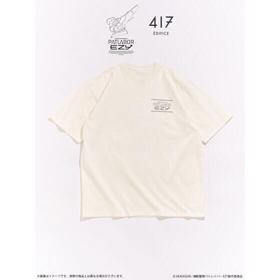 249967 Pbandai 預訂 2026/8月 PATLABOR EZY*417　TSH　AV-98Plus イングラム 1号機グラフィック　白（全3サイズ）