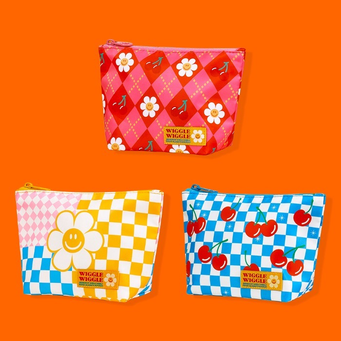 WIGGLE WIGGLE Pattern Pouch