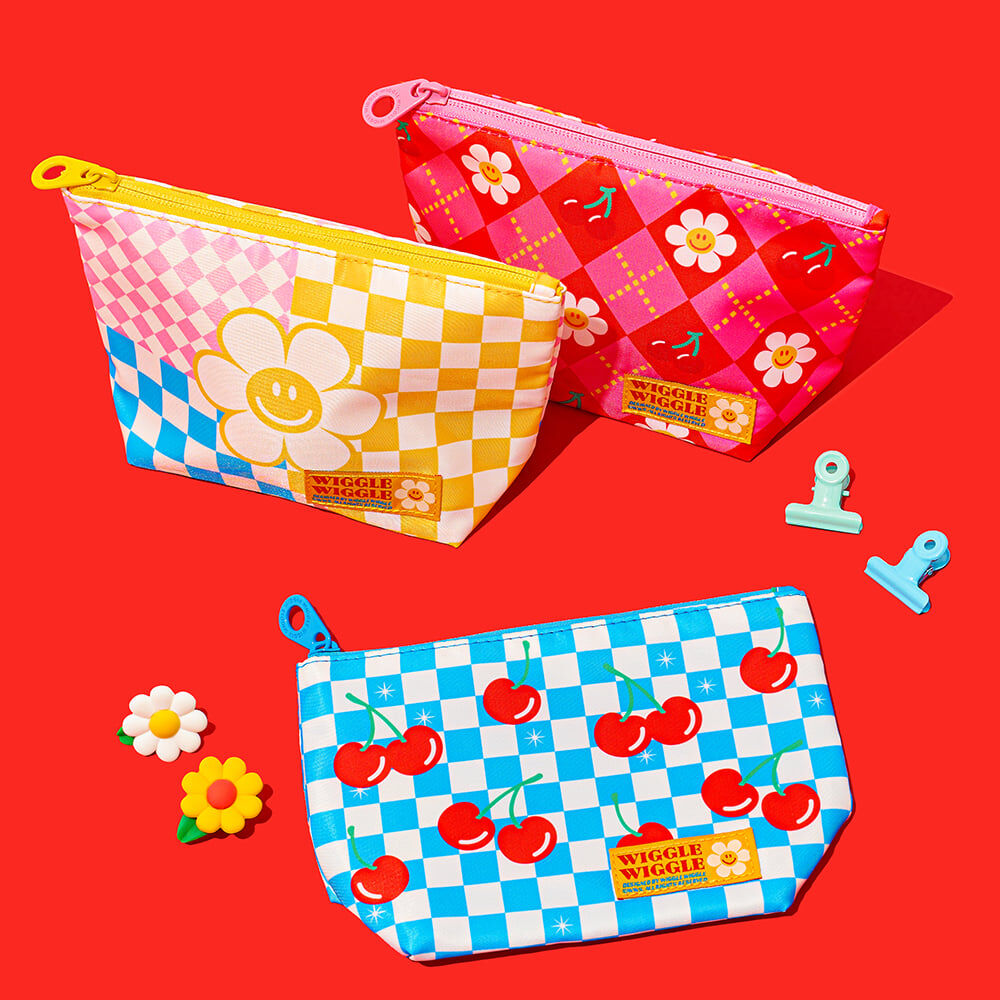 WIGGLE WIGGLE Pattern Pouch