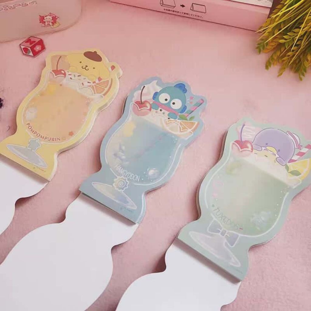 三麗鷗 水果杯子便簽紙