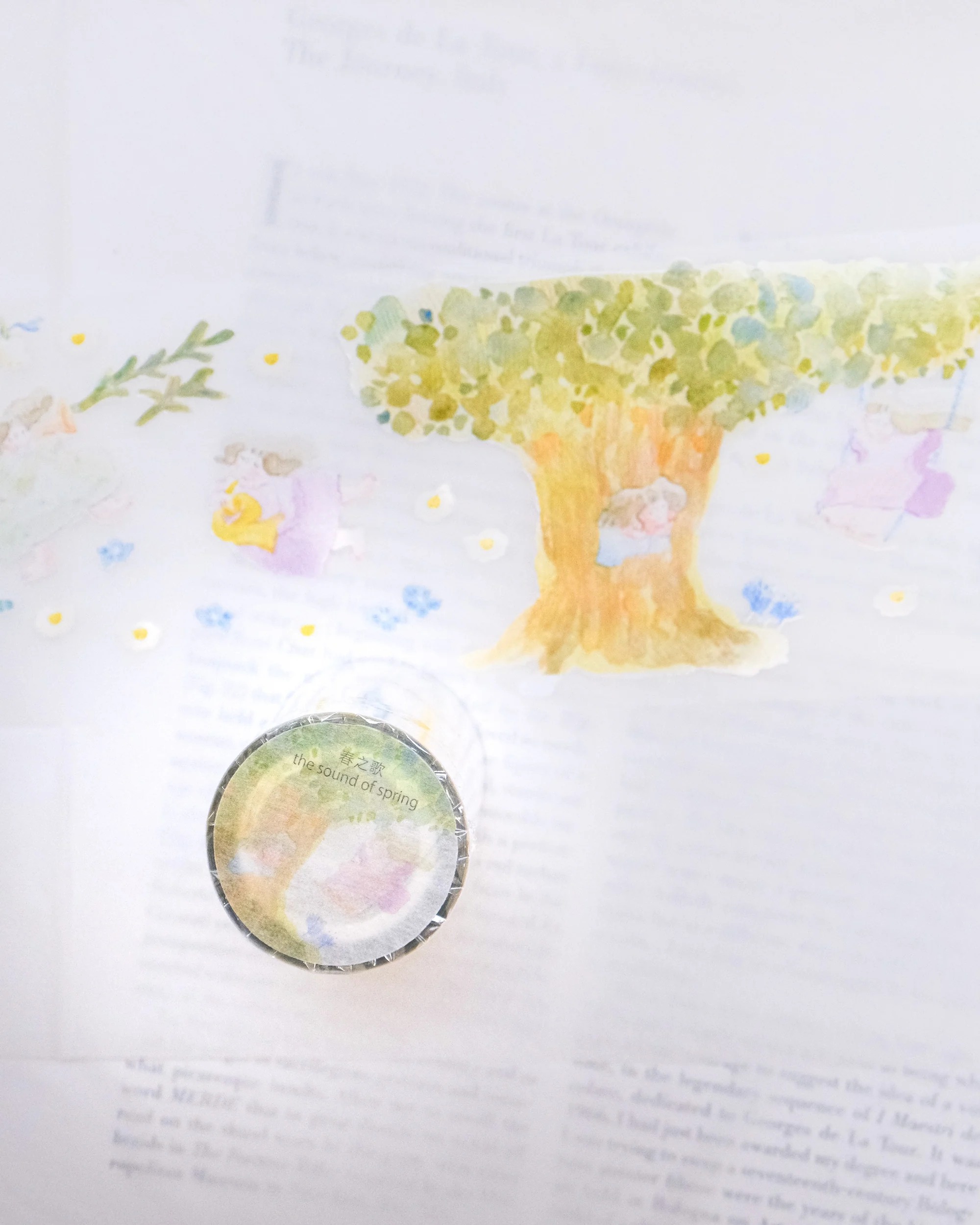 香港｜Dodolulu PET膠帶 春之歌