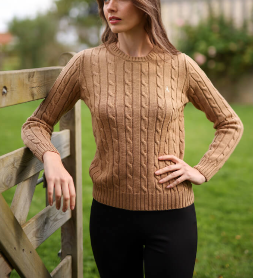 1GL0426-063 [GAALA] Christina Wool Sweater Beige (EU)