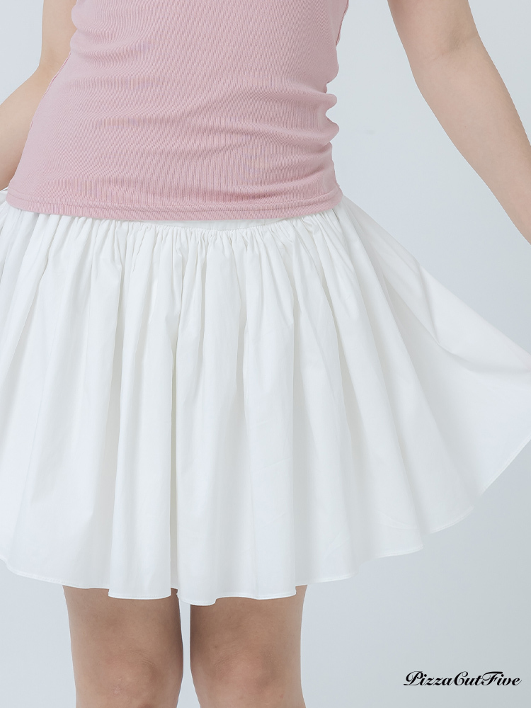 素色造型裙 PizzaCutFive PCF262491027