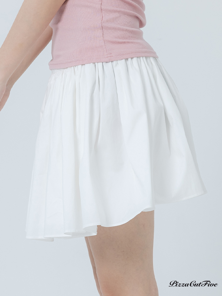 素色造型裙 PizzaCutFive PCF262491027