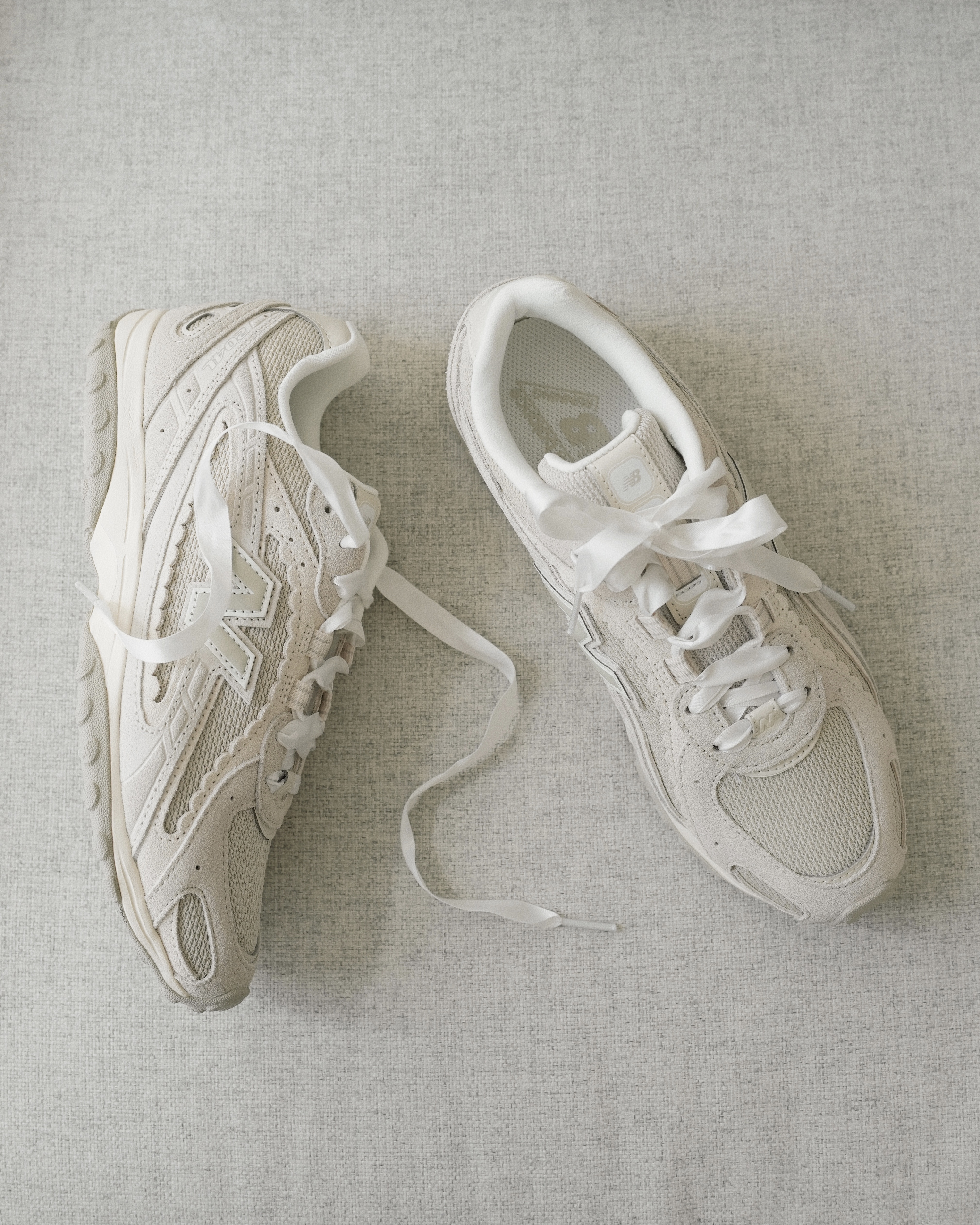 New Balance 204L NB204 緞帶 蕾絲 花花邊 雙鞋帶 米白