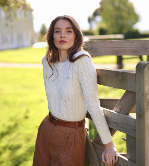 1GL0426-065 [GAALA] Christina Wool Sweater Cream (EU)