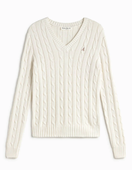 1GL0426-065 [GAALA] Christina Wool Sweater Cream (EU)