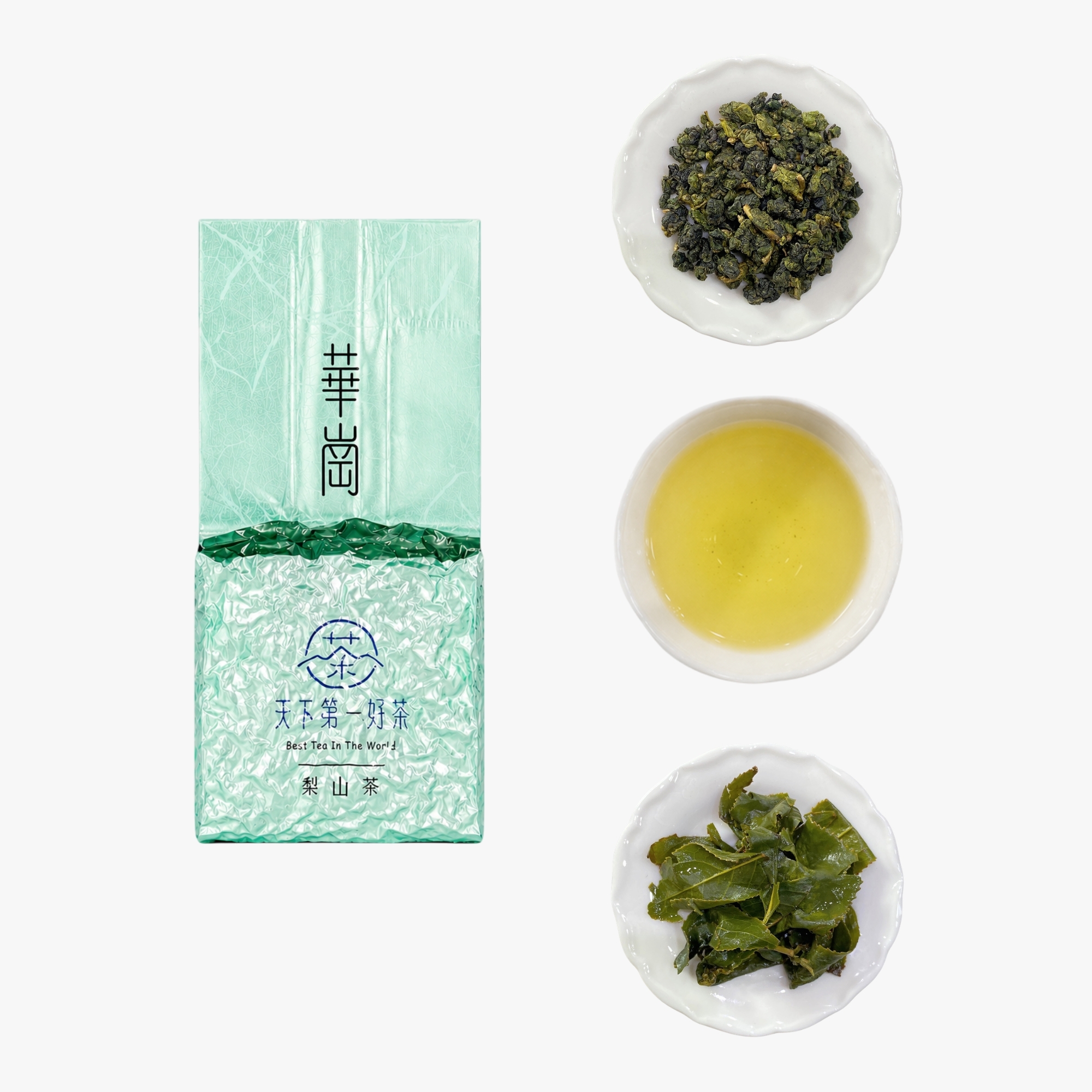 高級台湾茶　梨山華岡茶　75g X 8袋 梨山華崗茶｜華崗水源頭－梨山高冷茶－天下第一好茶