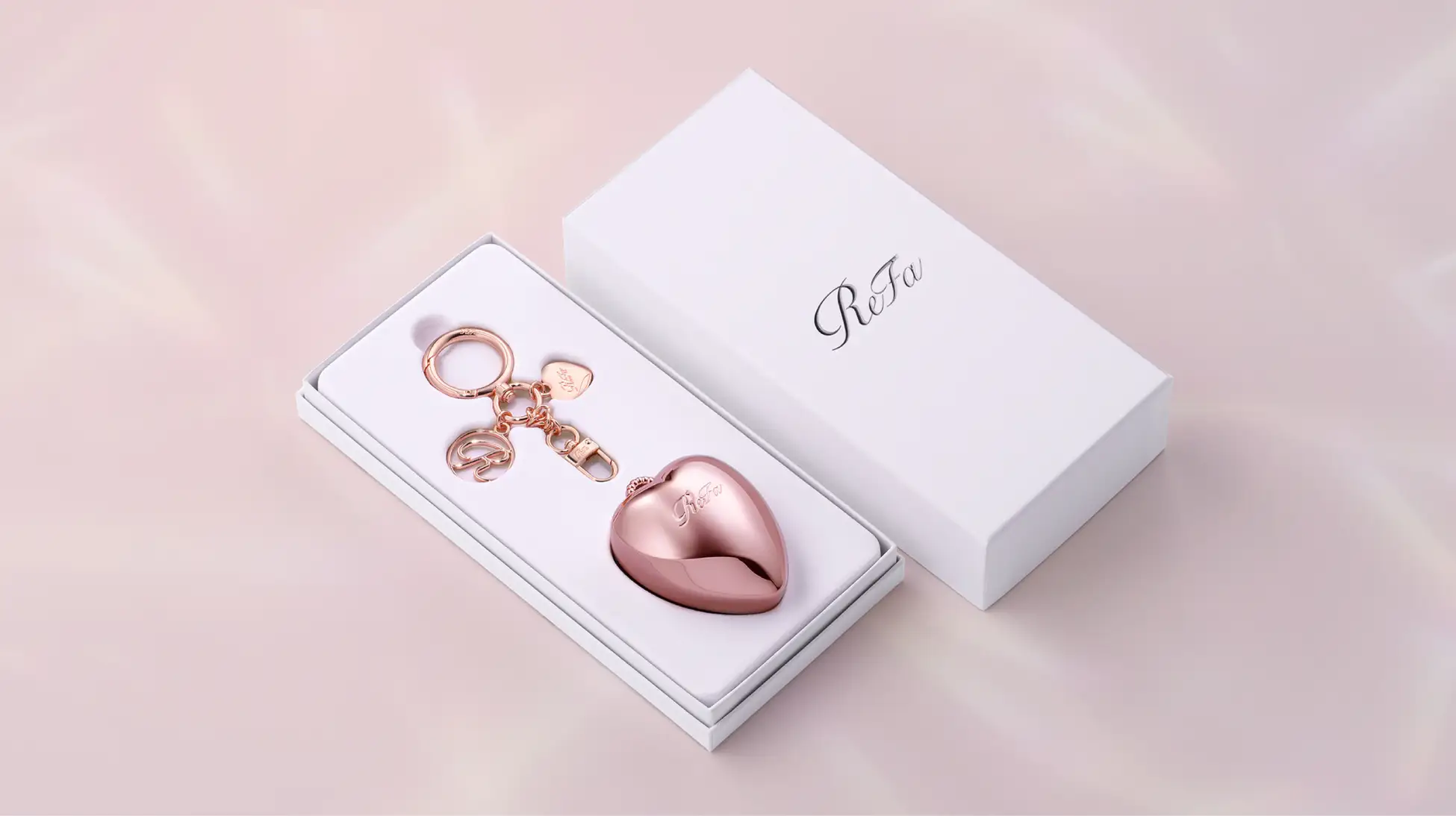 ReFa HEART BRUSH charm (玫瑰金/期內限定)