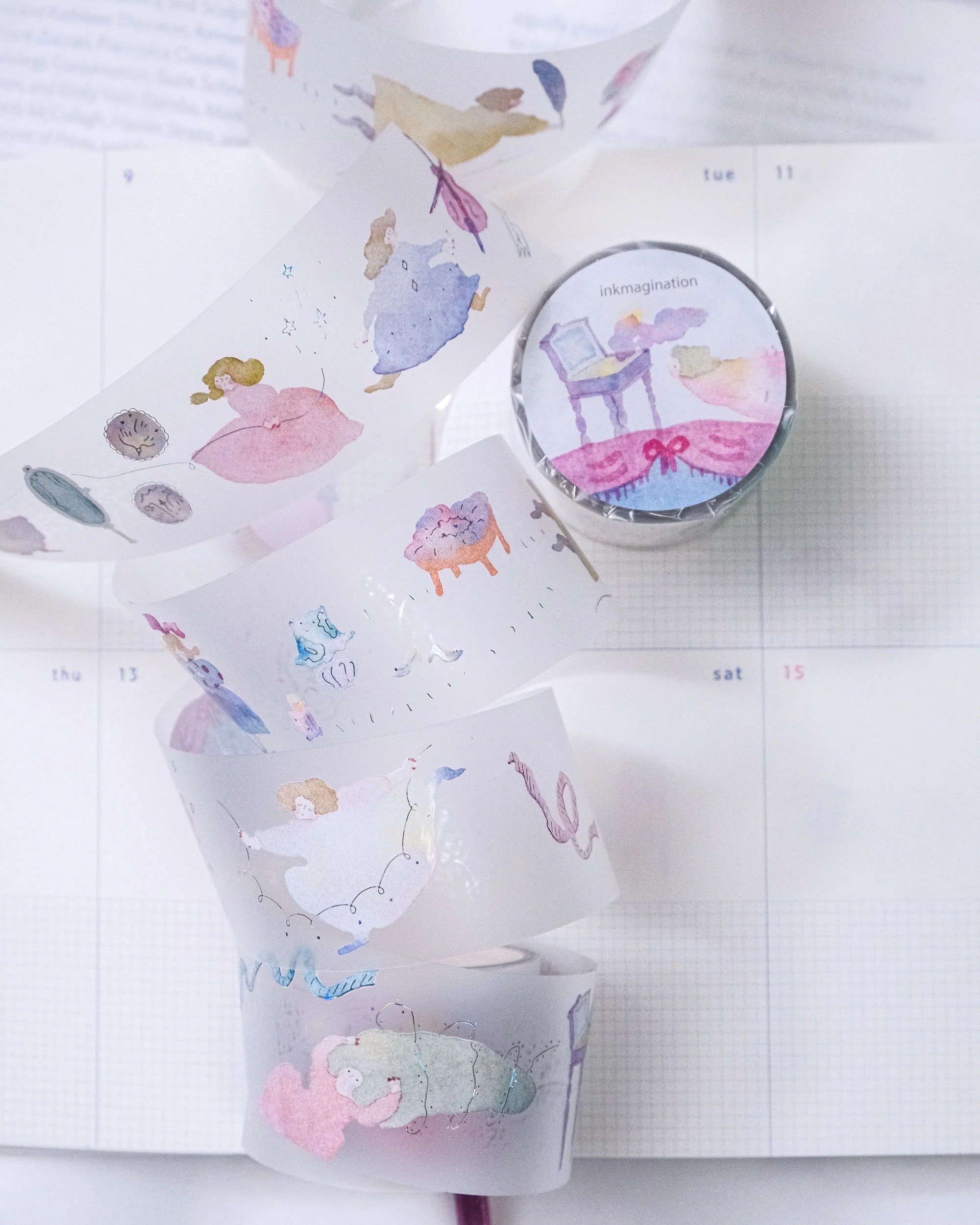 香港｜Dodolulu Foil PET紙膠帶 墨墨想像