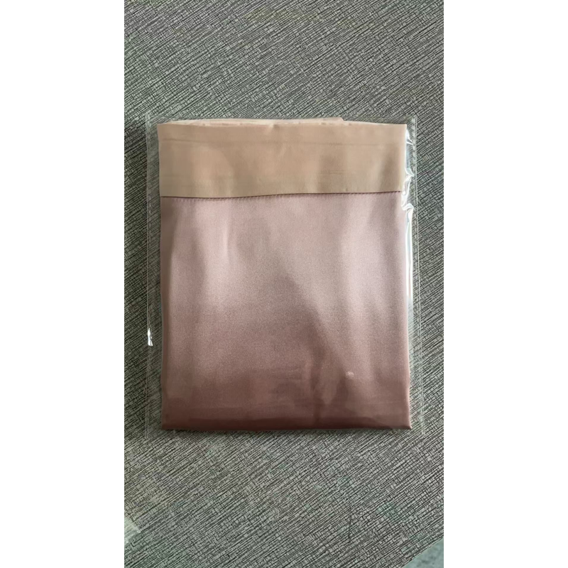 FRA-LLG0426-405 真絲枕頭套(蝦肉粉配粉紅) (A5)