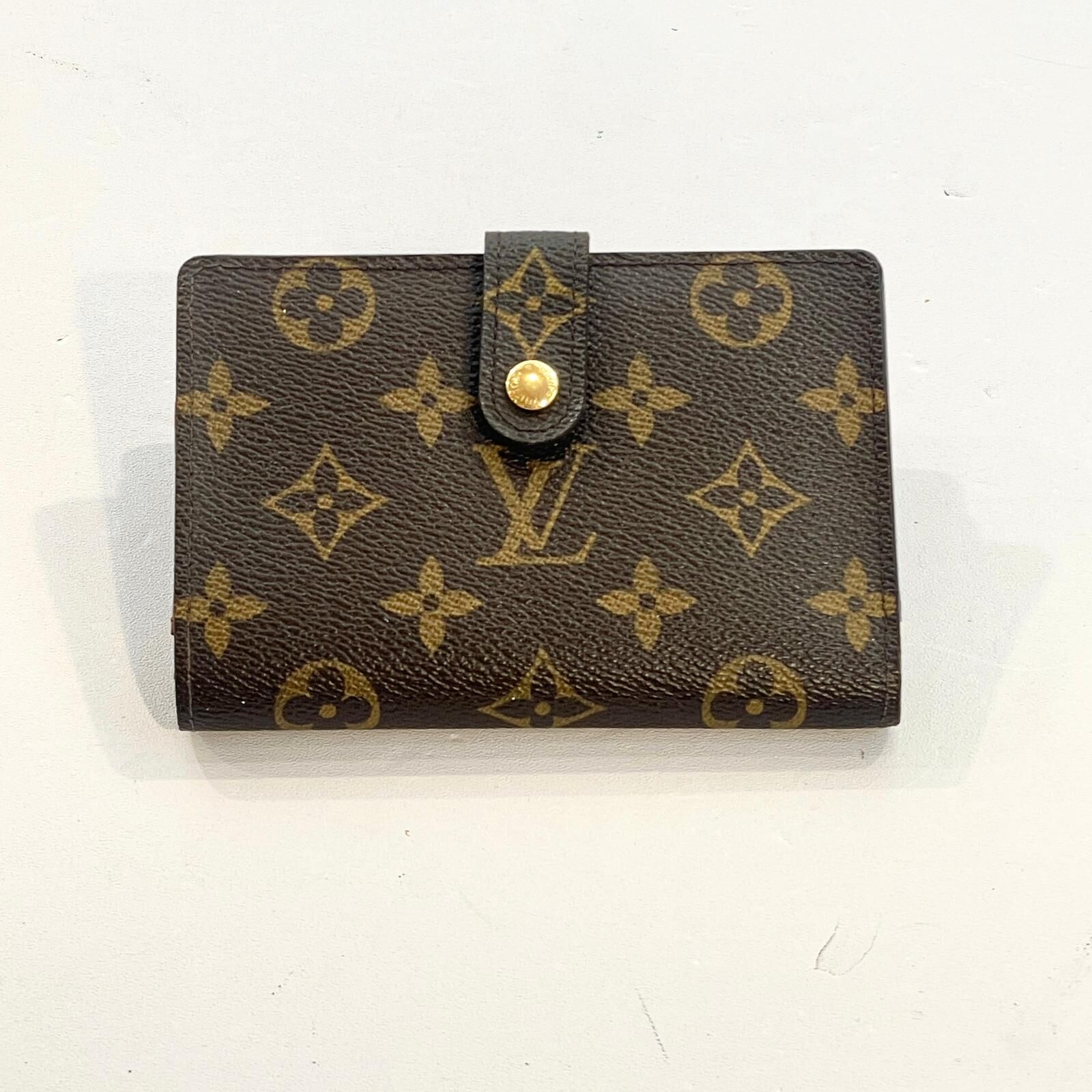 99%NEW二手LV短銀包 M61674 MONOGRAM 金屬筆扭款 #香榭站正品