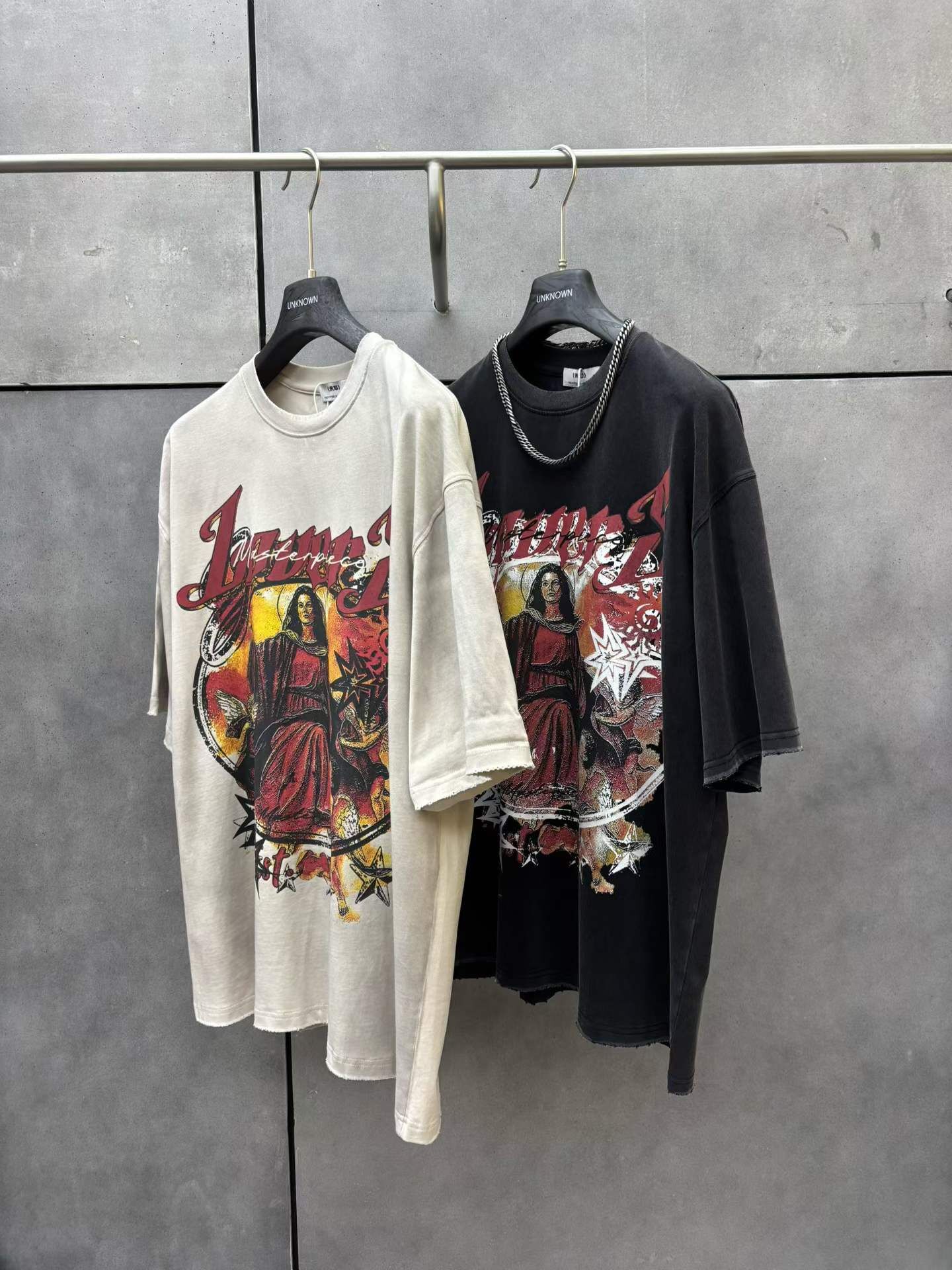 《S.V》天使與聖母圖像短T