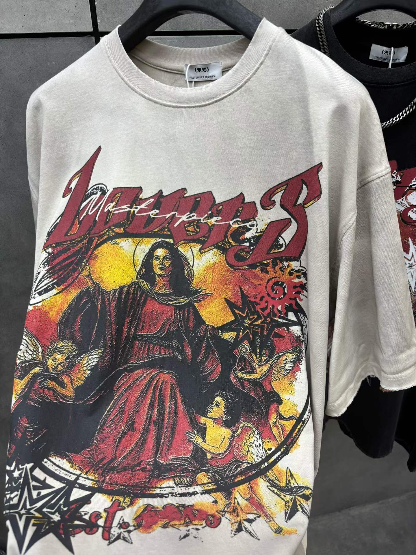 《S.V》天使與聖母圖像短T