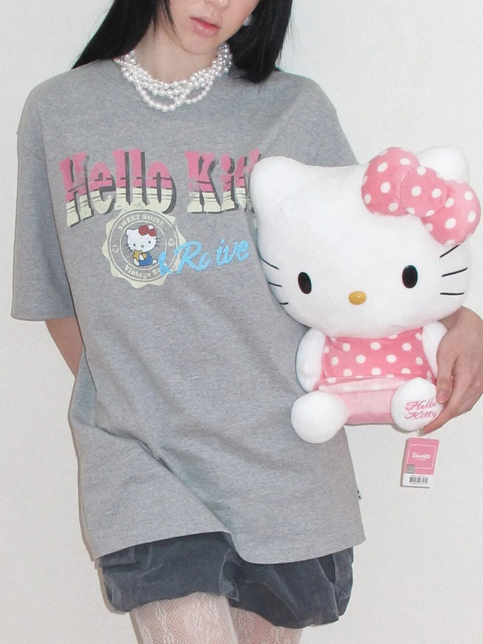 🇰🇷RAIVE X SANRIO HELLO KITTY Stamp Graphic T-shirts 三麗鷗 凱蒂貓 短T 短袖 / 預購
