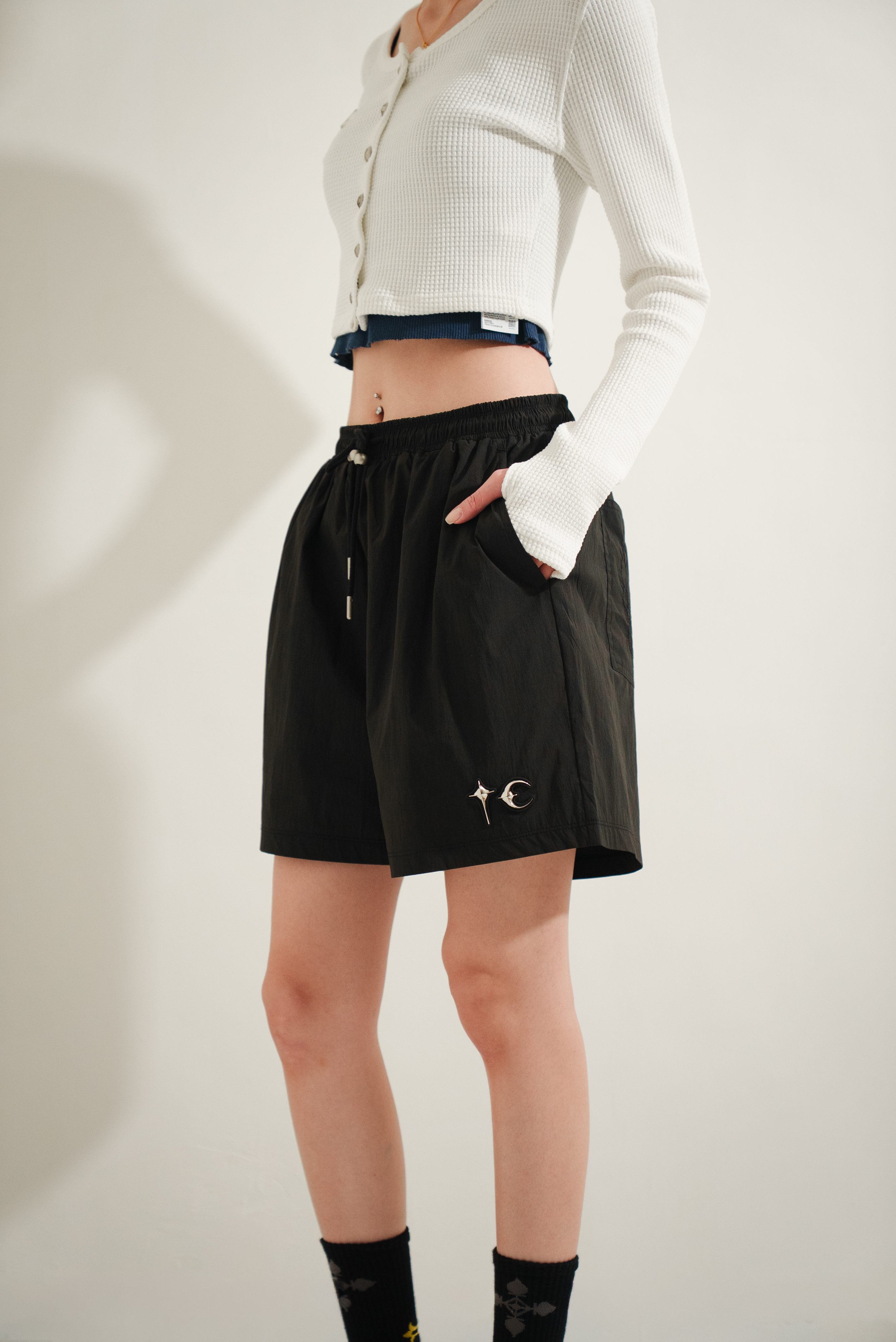 【Focus Store】現貨 Thug Club Riding Skull Hybrid Shorts 短褲