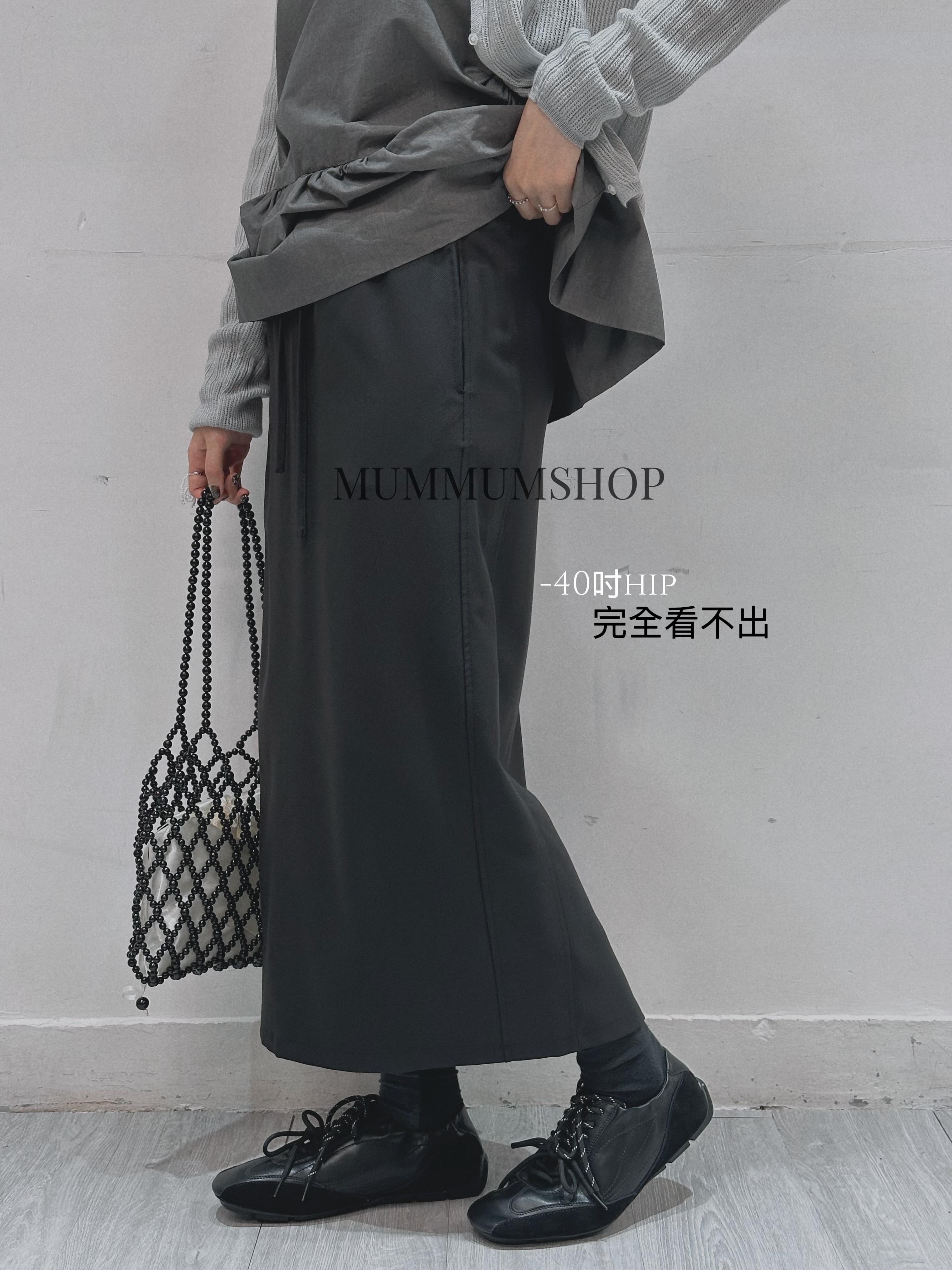 03735/西裝布料下身裙26-39/42/34