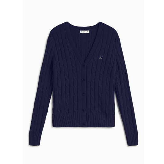 1GL0426-297 [GAALA] Vince Cotton Cashmere Cardigan Navy (EU)