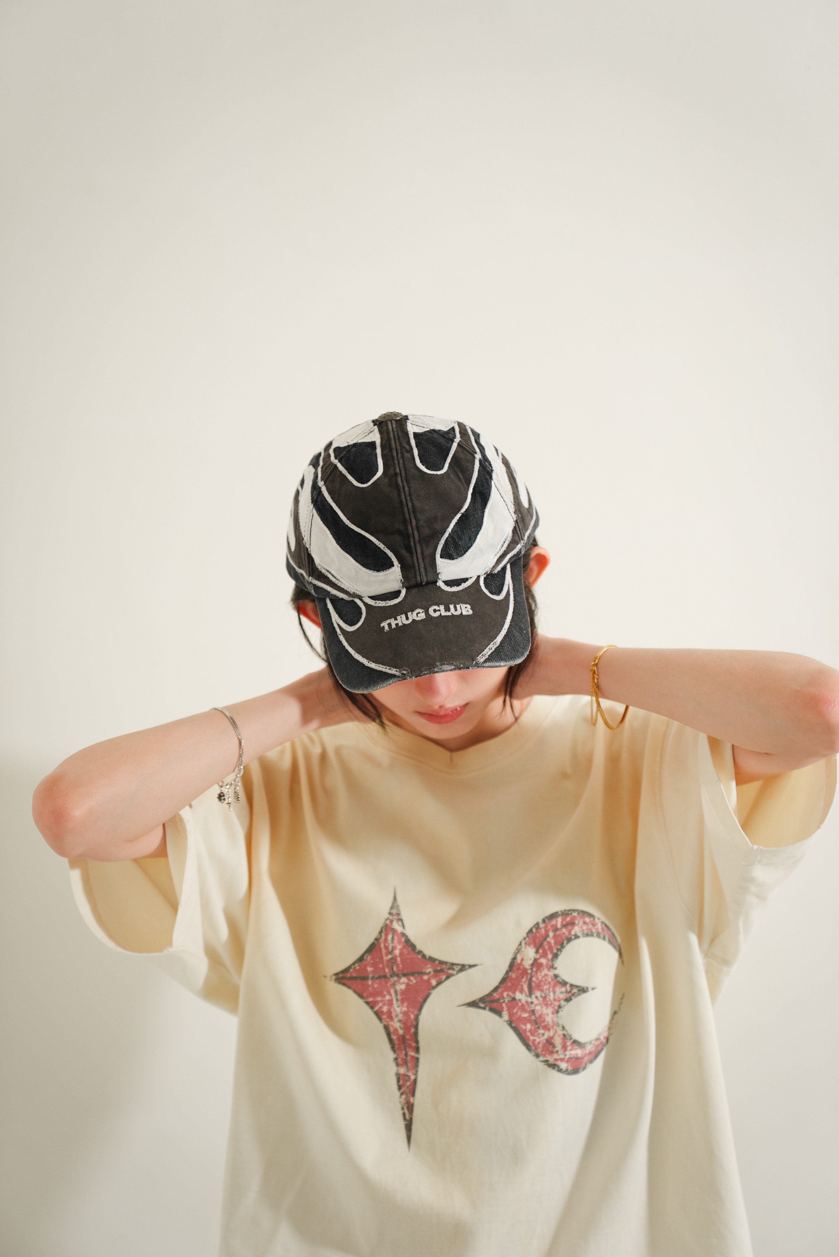 【Focus Store】現貨 Thug Club Chopper Cap 波浪刺繡 六分割帽 兩色