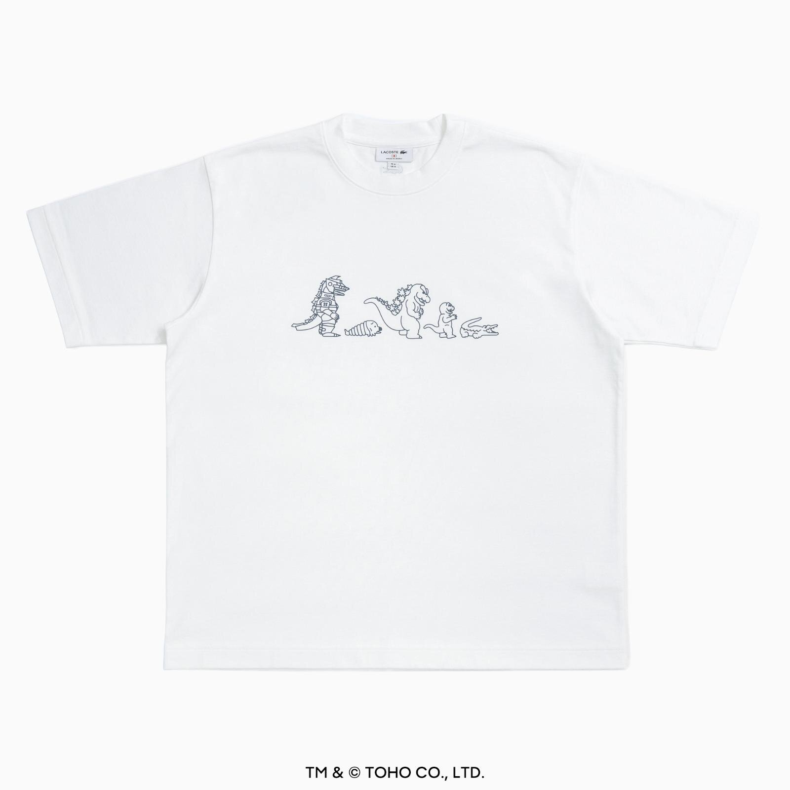 2026SS 日版 Lacoste x Godzilla 聯名 團隊 哥吉拉 鱷魚 排隊 短T 現貨 TH06GZJ-99