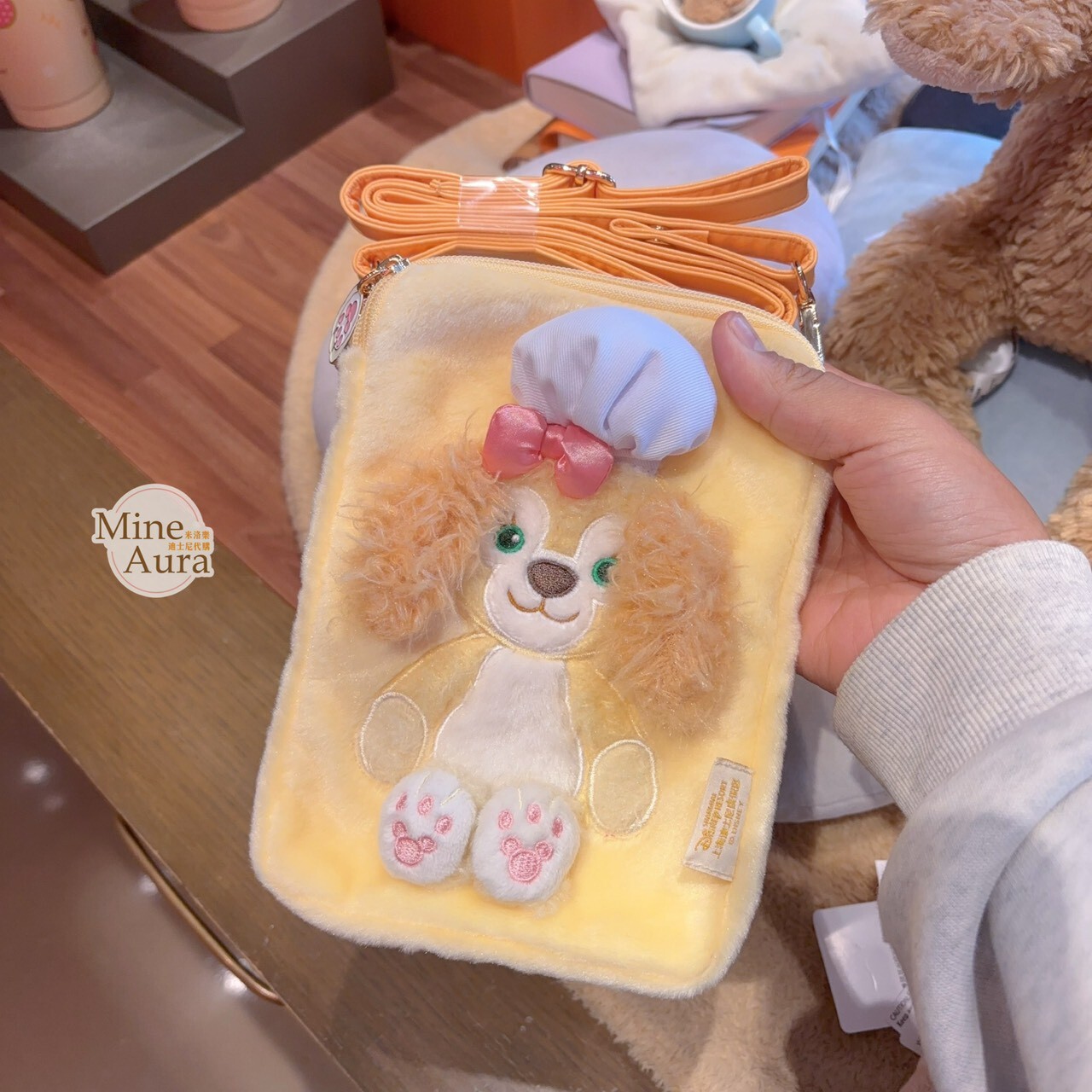 可琦安 餅乾 CookieAnn 透明 斜背 手機包 小包 -上海迪士尼樂園