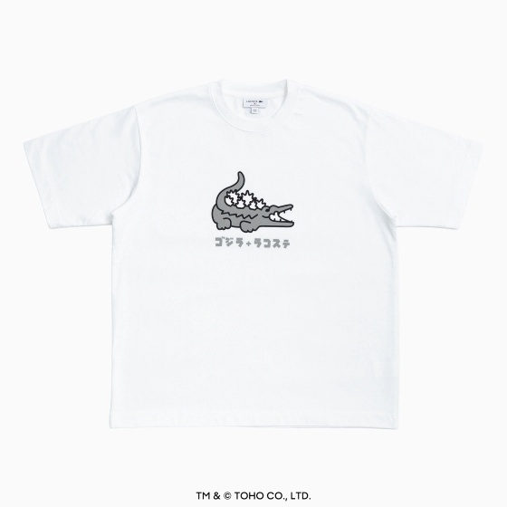 2026SS 日版 Lacoste x Godzilla 聯名 結合 哥吉拉 鱷魚 短T 現貨 TH04GZJ-99