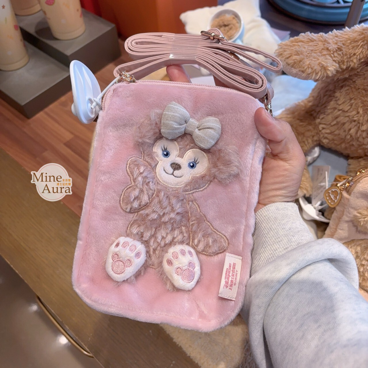 雪莉玫 ShellieMay 透明 斜背 手機包 小包 -上海迪士尼樂園