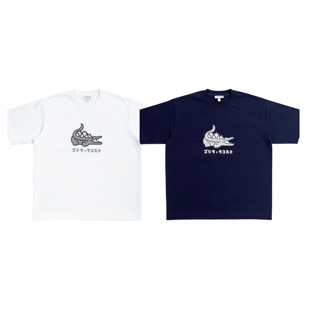 2026SS 日版 Lacoste x Godzilla 聯名 結合 哥吉拉 鱷魚 短T 現貨 TH04GZJ-99