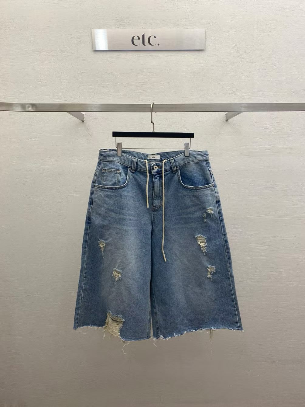 MK6103 5分街頭風牛仔褲