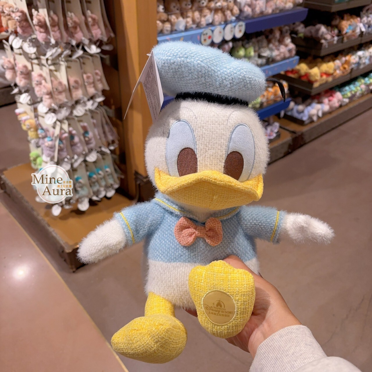 2026 唐老鴨 Donald 坐姿 絨毛 娃娃 玩偶 -上海迪士尼樂園