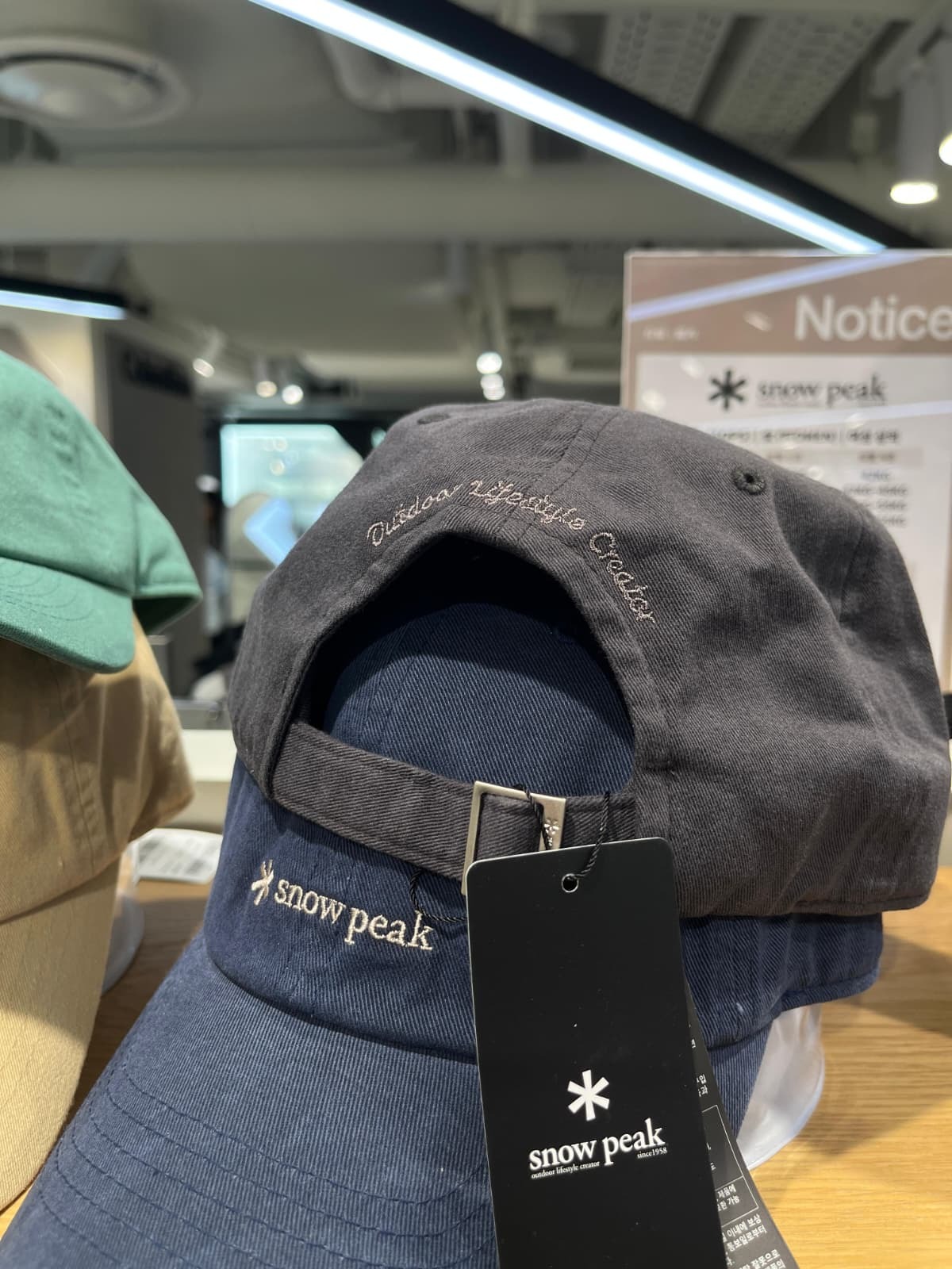 Snow Peak Logo Cap 4色入