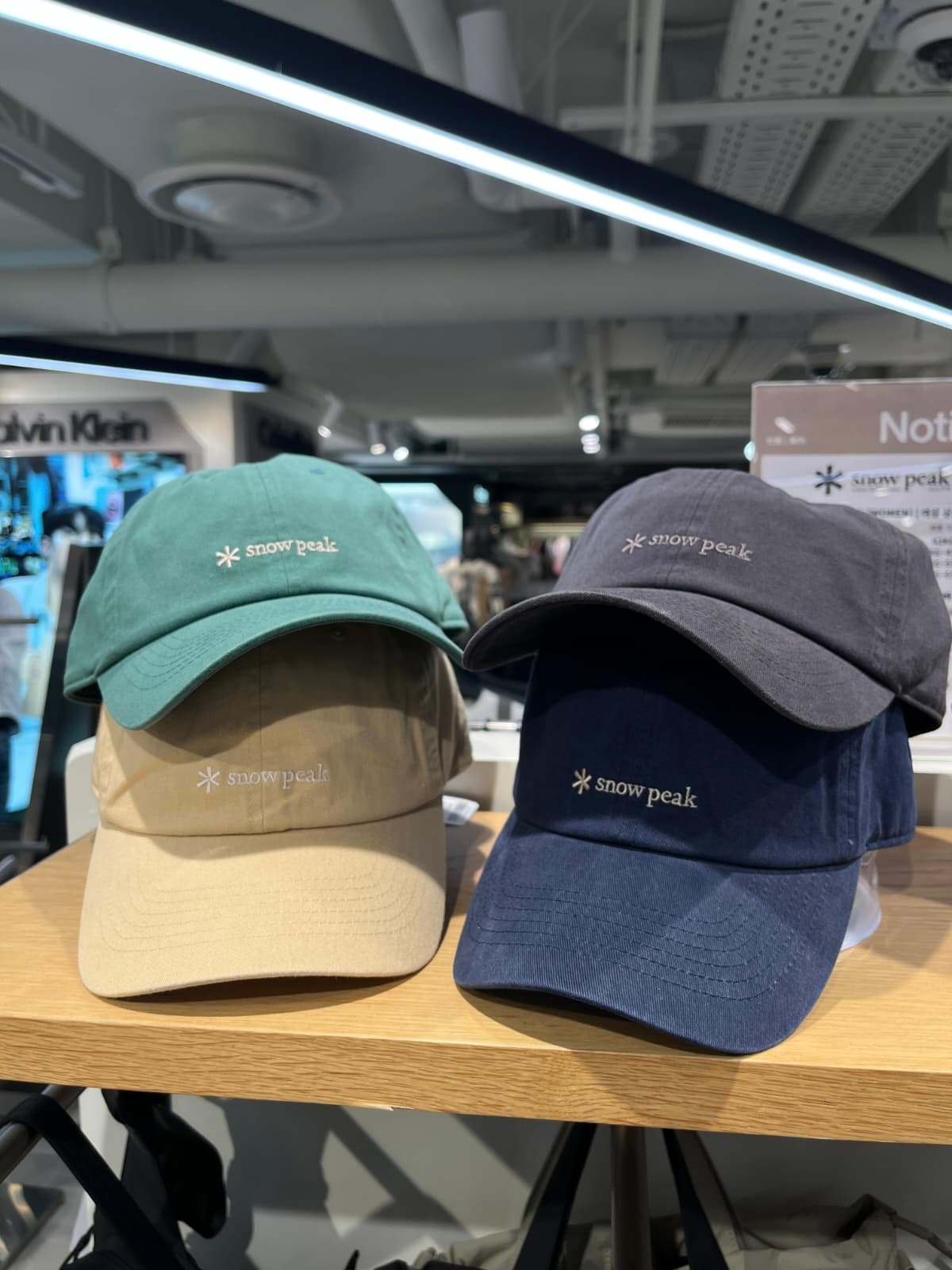 Snow Peak Logo Cap 4色入